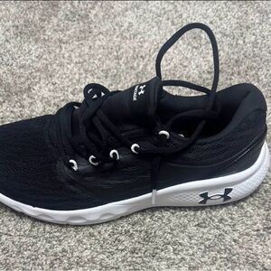 Under Armour Black and White Athletic Shoes